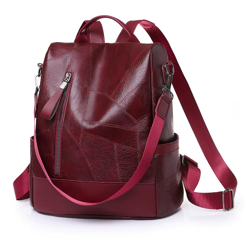 2023 New Hot Women’S Backpack Designer High Quality Soft Leather Simple Fashion Backpack Large Capacity Antitheft Shoulder Bags