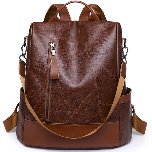 2023 New Hot Women’S Backpack Designer High Quality Soft Leather Simple Fashion Backpack Large Capacity Antitheft Shoulder Bags